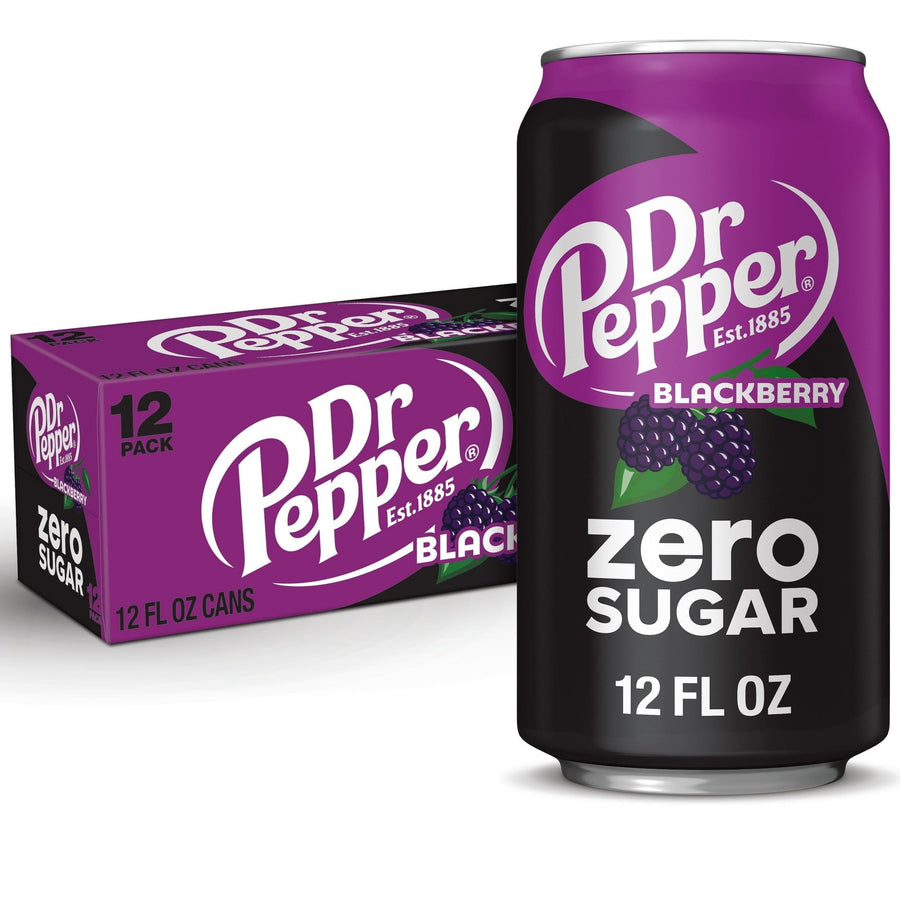 Dr Pepper Blackberry Zero Sugar Soda - Essential Fit