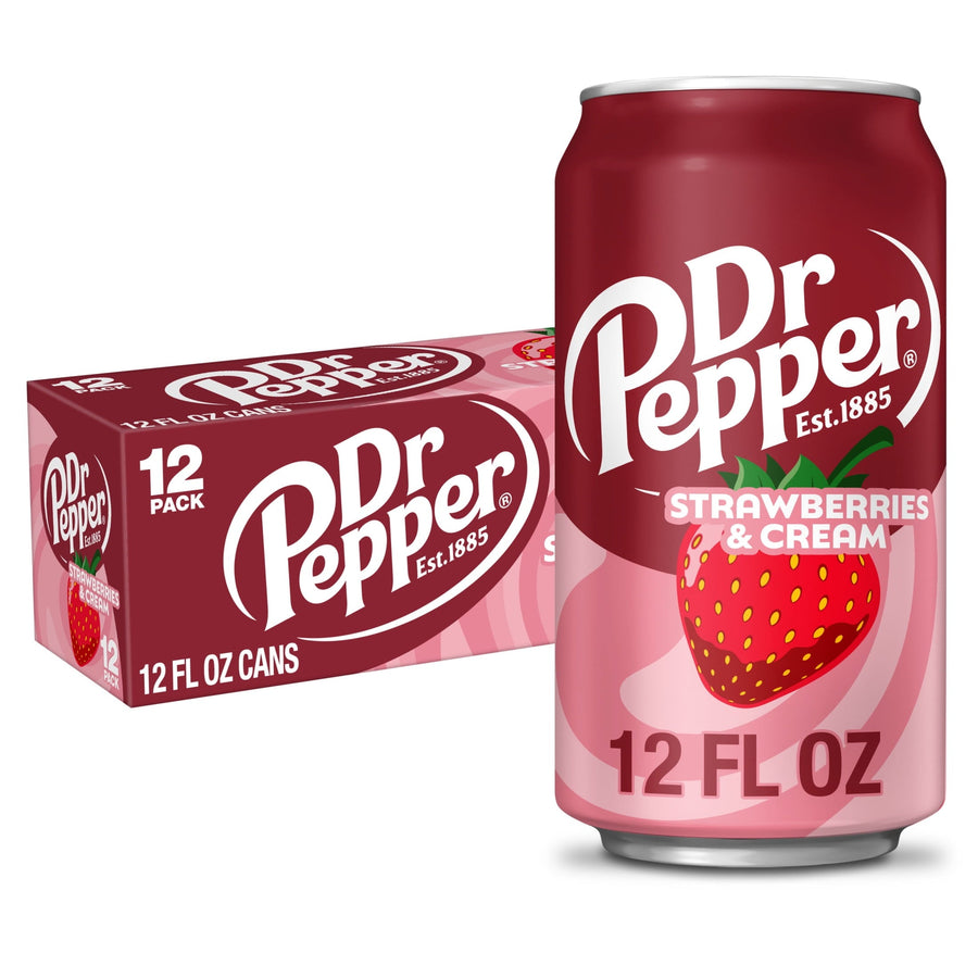 Dr Pepper Strawberries & Cream Soda - Soft Ready